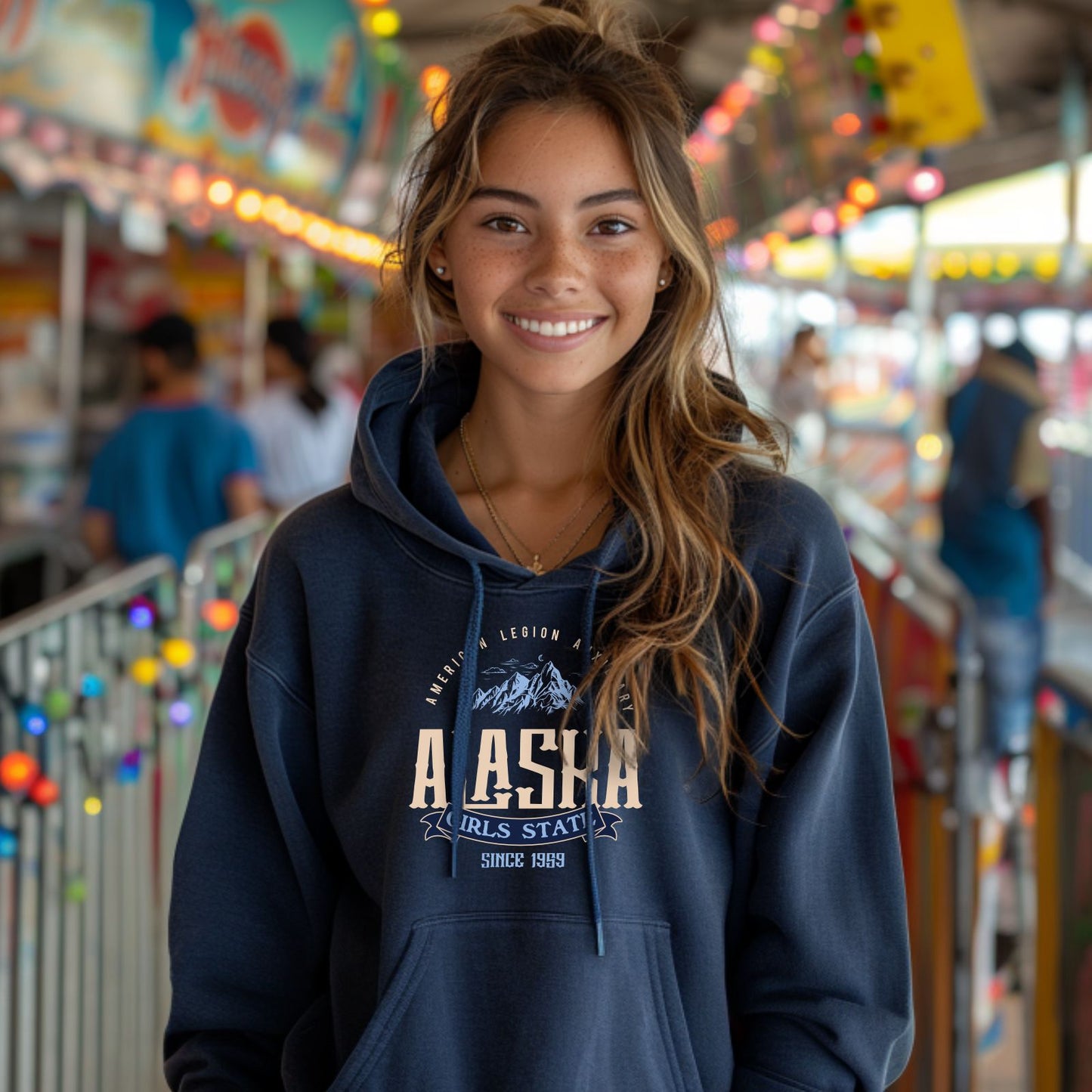 ALA Alaska Girls State Unisex Hooded Sweatshirt