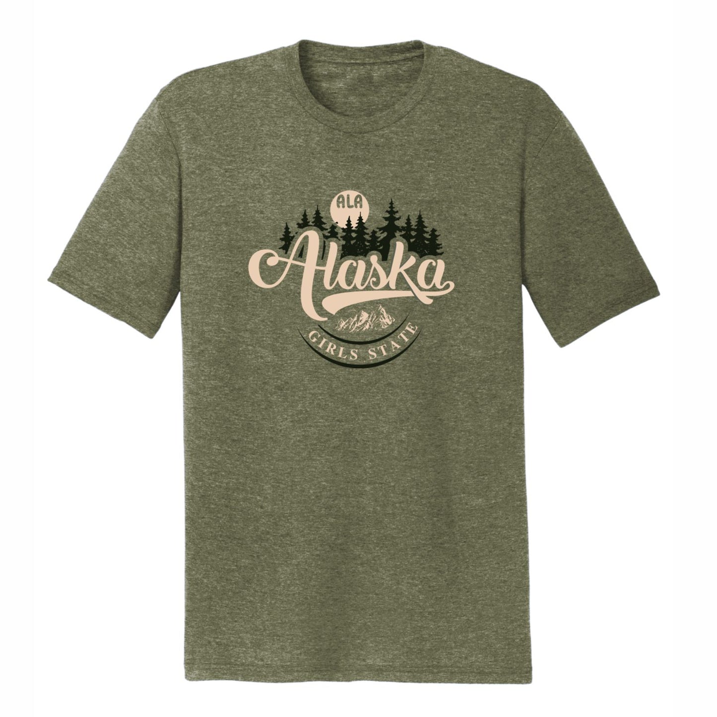 ALA Alaska Girls State Tree Line Tee
