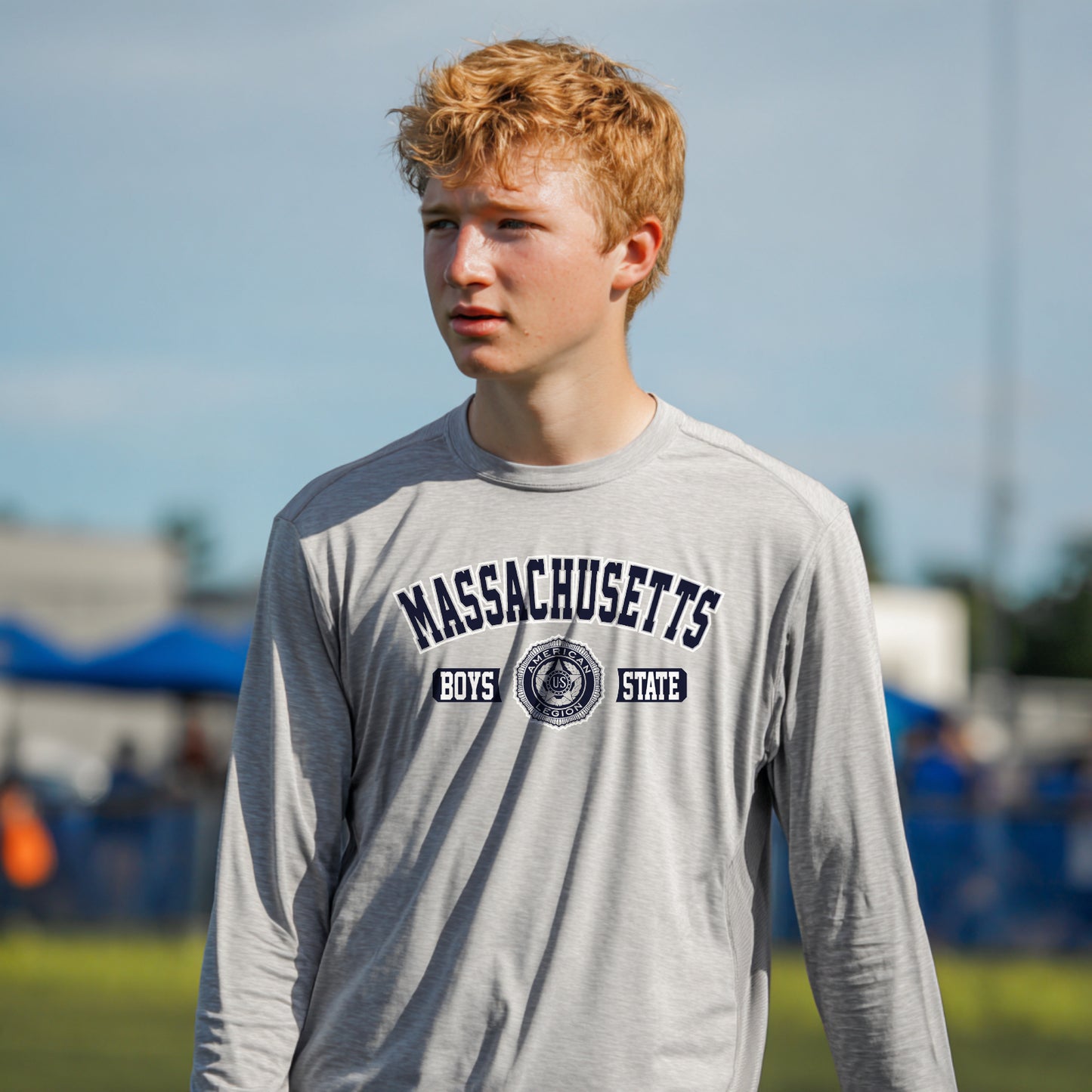 Massachusetts Boys State Performance Long Sleeve Tee