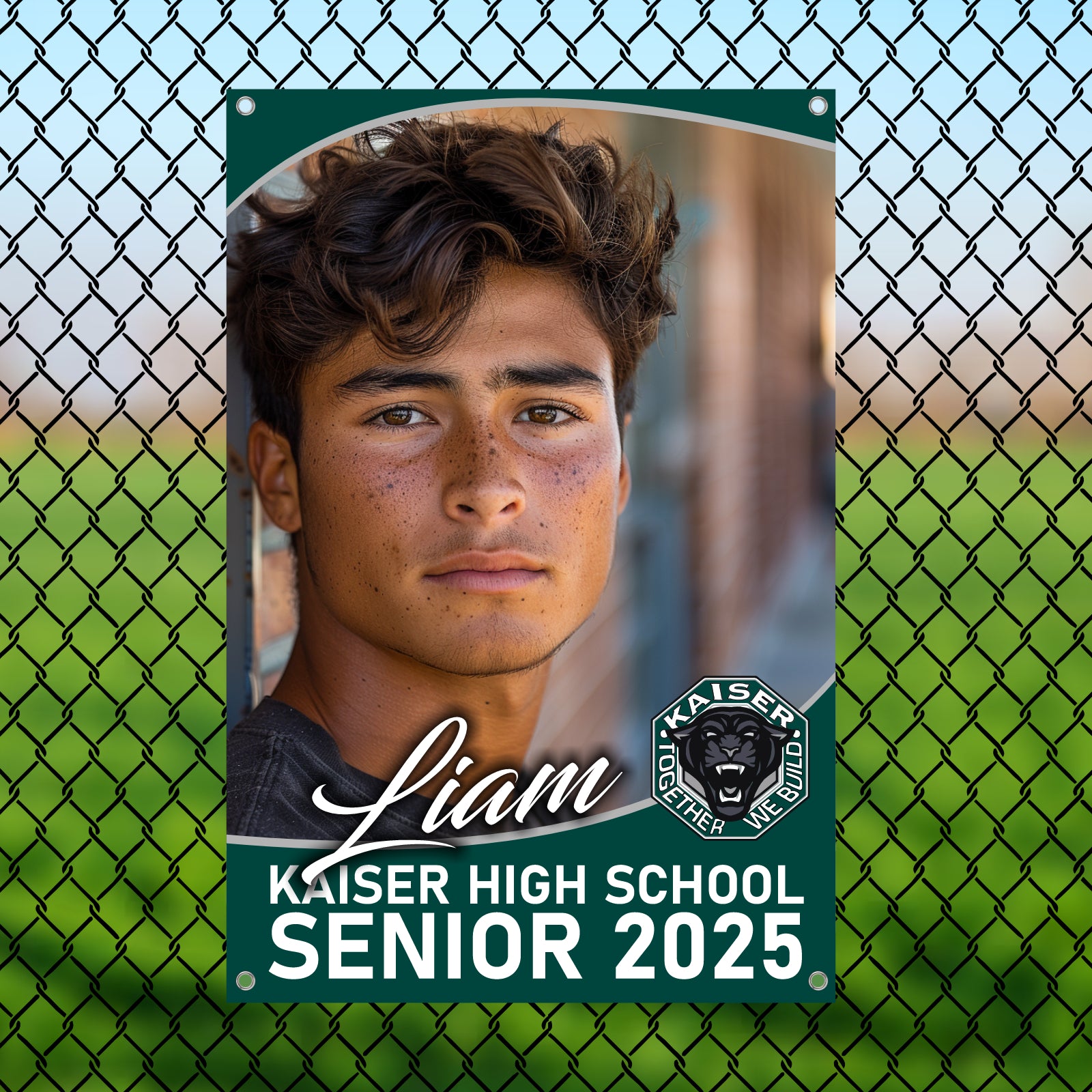 Kaiser HS Senior Banner – Dan the T-Shirt Man